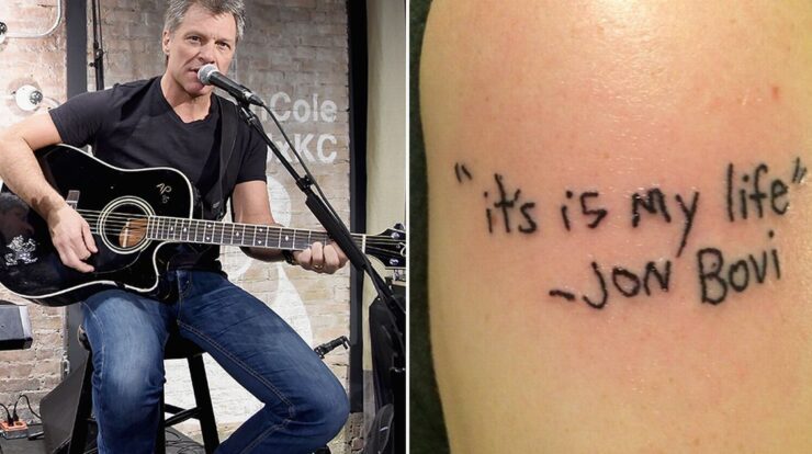 Jon Bon Jovi's tattoos
