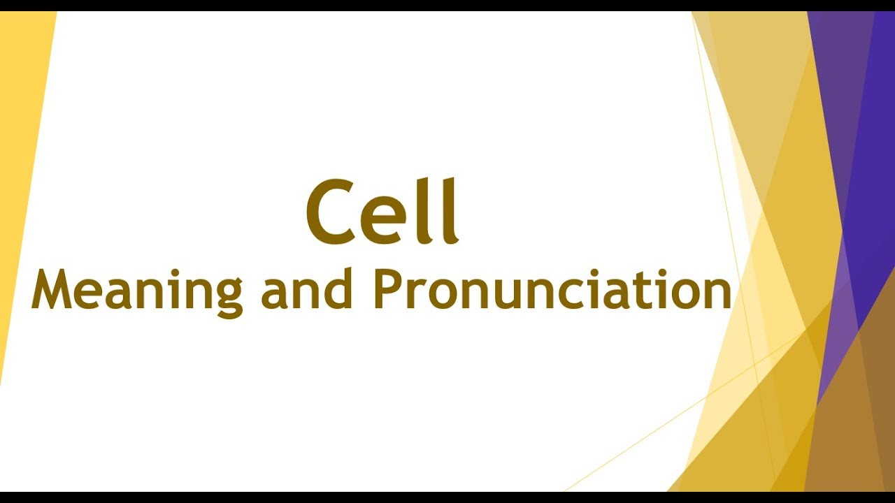 Cell language meaning